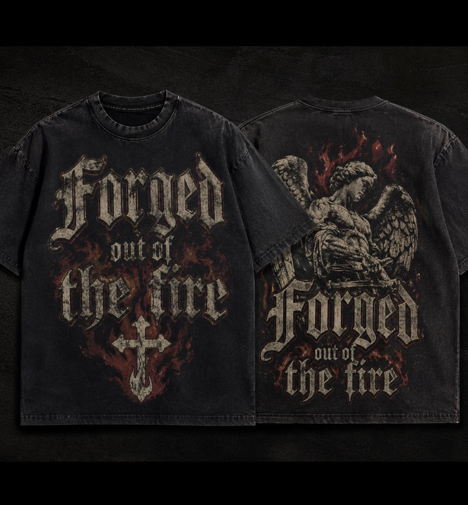 Forged Out of the Fire Angel Graphic Tee