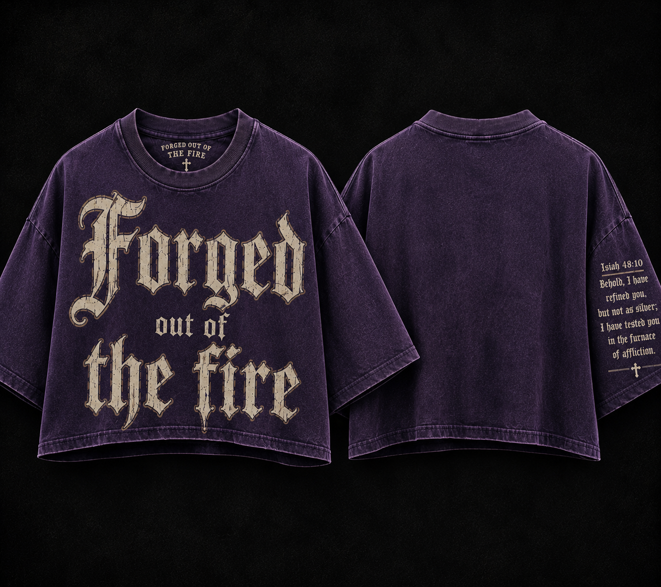 Forged Out of the Fire Angel Graphic Tee