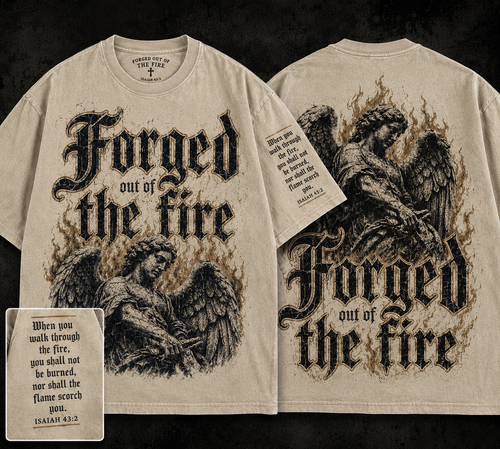 Forged Out of the Fire Angel Graphic Tee