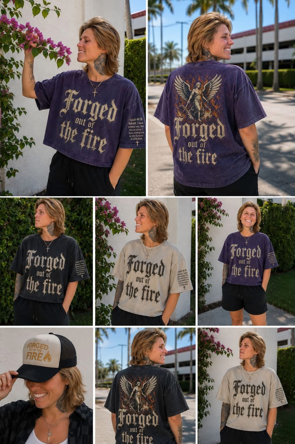 Forged Out of the Fire Angel Graphic Tee